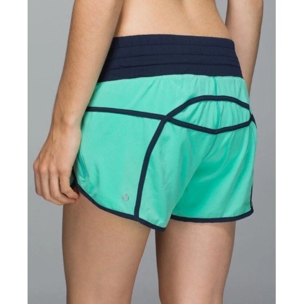 LULULEMON TRACKER SHORTS II *4-way Stretch SIZE  8 Color Menthol